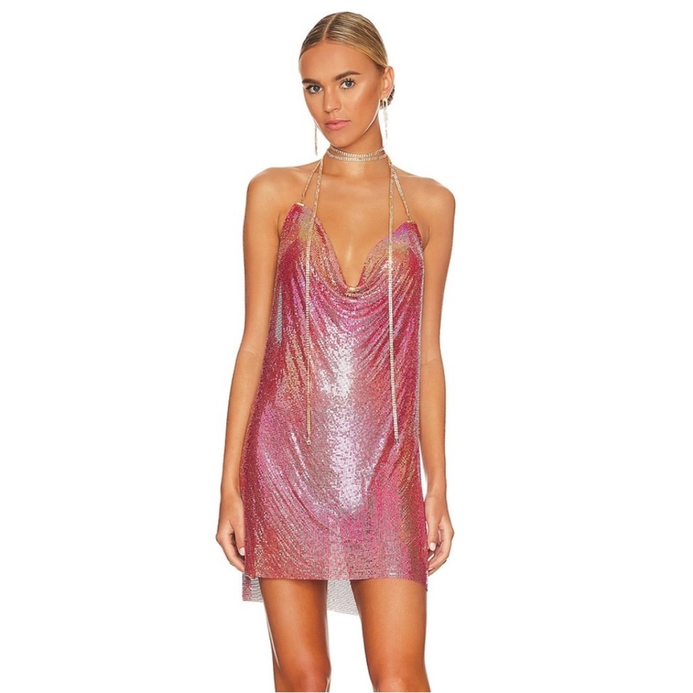 Revolve 8 Other Reasons Chainmail Mini Dress